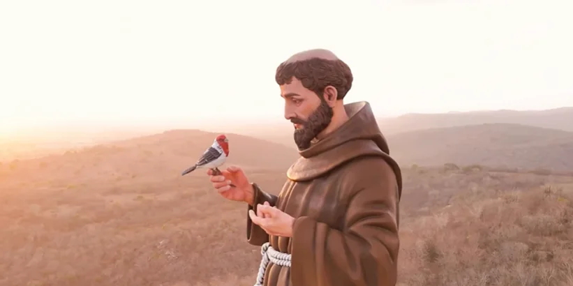 Imagem de São Francisco na paisagem de Riachuelo/RN